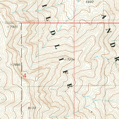 United States Geological Survey San Andres Peak, NM (1981, 24000-Scale) digital map