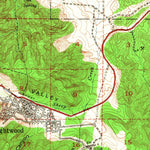 United States Geological Survey San Antonio, CA (1942, 62500-Scale) digital map