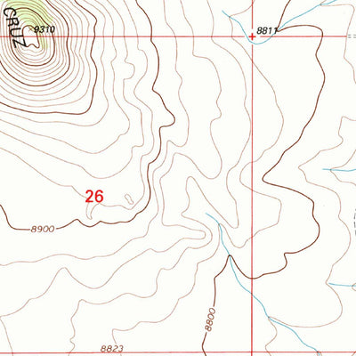 United States Geological Survey San Antonio Mountain, NM (1995, 24000-Scale) digital map