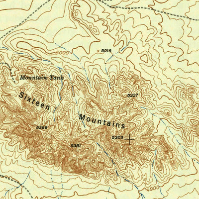 United States Geological Survey San Antonio Mountain, TX (1943, 62500-Scale) digital map