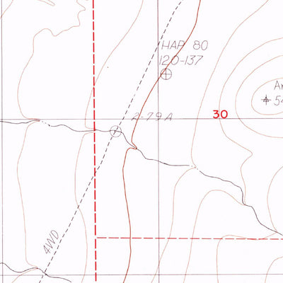 United States Geological Survey San Antonio Ranch, NV (1987, 24000-Scale) digital map