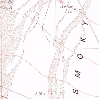 United States Geological Survey San Antonio Ranch SW, NV (1987, 24000-Scale) digital map