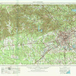 United States Geological Survey San Antonio, TX (1954, 250000-Scale) digital map