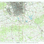 United States Geological Survey San Antonio, TX (1985, 100000-Scale) digital map