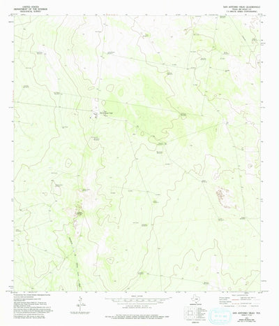 United States Geological Survey San Antonio Viejo, TX (1972, 24000-Scale) digital map