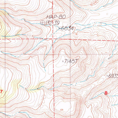 United States Geological Survey San Antonio Well, NV (1987, 24000-Scale) digital map