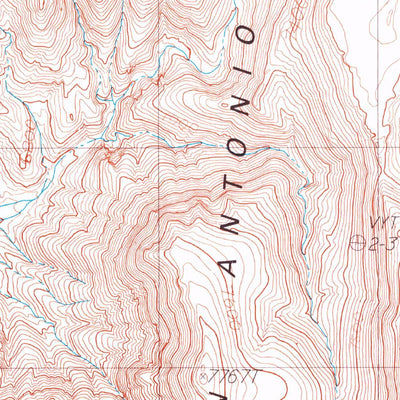 United States Geological Survey San Antonio Well, NV (1987, 24000-Scale) digital map