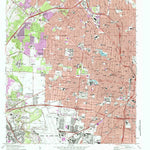 United States Geological Survey San Antonio West, TX (1967, 24000-Scale) digital map