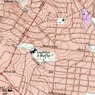 United States Geological Survey San Antonio West, TX (1967, 24000-Scale) digital map