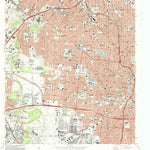 United States Geological Survey San Antonio West, TX (1993, 24000-Scale) digital map