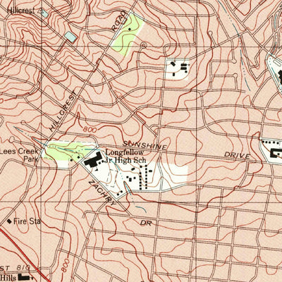 United States Geological Survey San Antonio West, TX (1993, 24000-Scale) digital map
