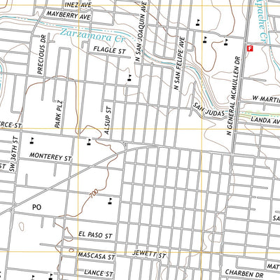 United States Geological Survey San Antonio West, TX (2013, 24000-Scale) digital map