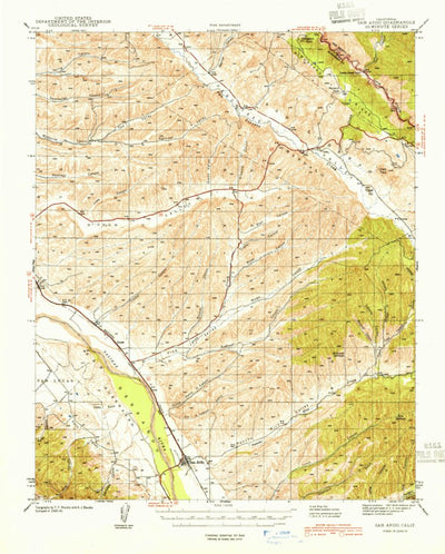 United States Geological Survey San Ardo, CA (1941, 62500-Scale) digital map