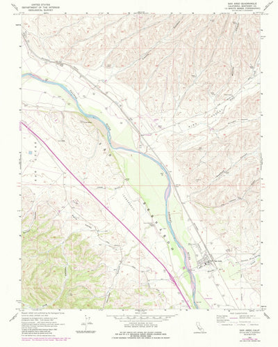 United States Geological Survey San Ardo, CA (1967, 24000-Scale) digital map