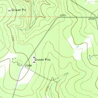 United States Geological Survey San Augustine Draw, TX (1970, 24000-Scale) digital map