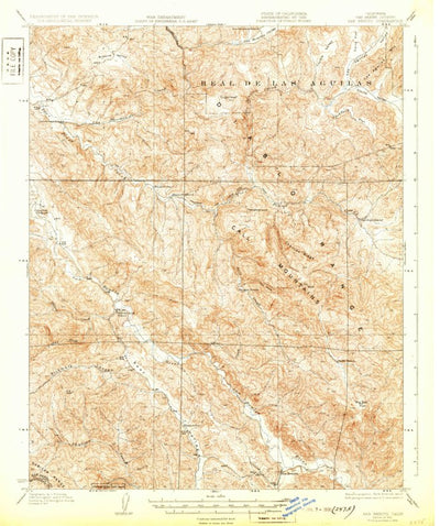 United States Geological Survey San Benito, CA (1931, 62500-Scale) digital map