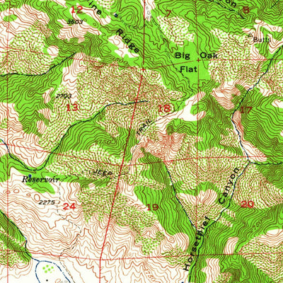 United States Geological Survey San Benito, CA (1957, 62500-Scale) digital map
