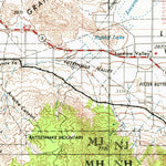 United States Geological Survey San Bernardino, CA (1958, 250000-Scale) digital map