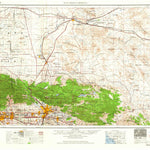 United States Geological Survey San Bernardino, CA (1966, 250000-Scale) digital map