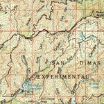 United States Geological Survey San Bernardino, CA (1982, 100000-Scale) digital map