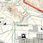 United States Geological Survey San Bernardino North, CA (1996, 24000-Scale) digital map