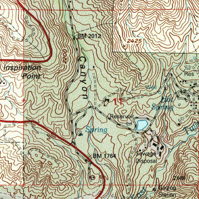 United States Geological Survey San Bernardino North, CA (1996, 24000-Scale) digital map