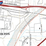 United States Geological Survey San Bernardino South, CA (2021, 24000-Scale) digital map