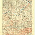 United States Geological Survey San Bois, OK (1909, 125000-Scale) digital map