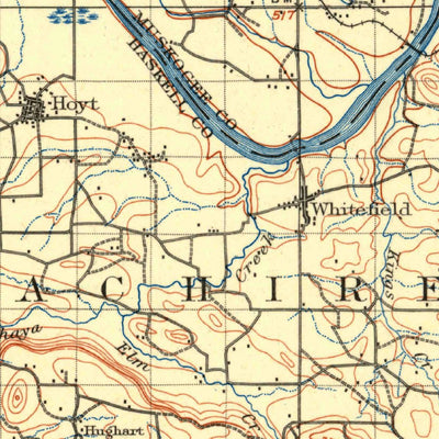 United States Geological Survey San Bois, OK (1909, 125000-Scale) digital map