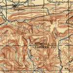 United States Geological Survey San Bois, OK (1911, 125000-Scale) digital map