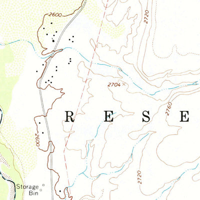 United States Geological Survey San Carlos, AZ (1966, 24000-Scale) digital map