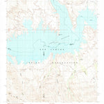 United States Geological Survey San Carlos Reservoir, AZ (1989, 24000-Scale) digital map