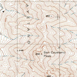 United States Geological Survey San Cayetano Mountains, AZ (1996, 24000-Scale) digital map