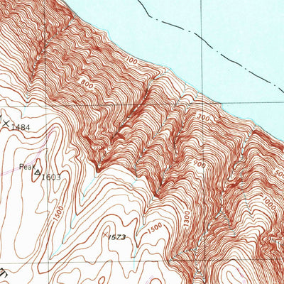 United States Geological Survey San Clemente Island Central, CA (1943, 24000-Scale) digital map