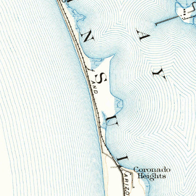 United States Geological Survey San Diego, CA (1930, 62500-Scale) digital map
