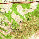 United States Geological Survey San Dimas, CA (1954, 24000-Scale) digital map
