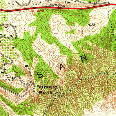 United States Geological Survey San Dimas, CA (1954, 24000-Scale) digital map
