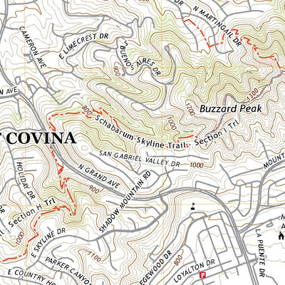 United States Geological Survey San Dimas, CA (2021, 24000-Scale) digital map