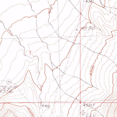 United States Geological Survey San Emidio Desert South, NV (1990, 24000-Scale) digital map