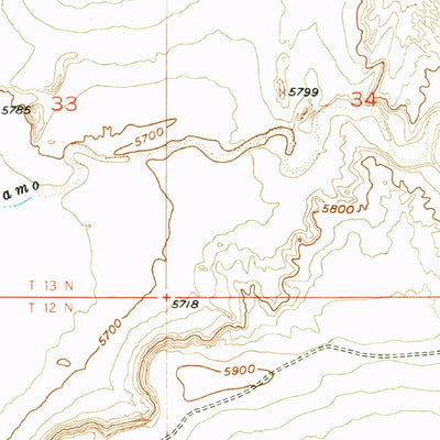 United States Geological Survey San Felipe Mesa, NM (1954, 24000-Scale) digital map