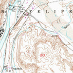 United States Geological Survey San Felipe Pueblo, NM (1954, 24000-Scale) digital map
