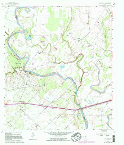 United States Geological Survey San Felipe, TX (1960, 24000-Scale) digital map