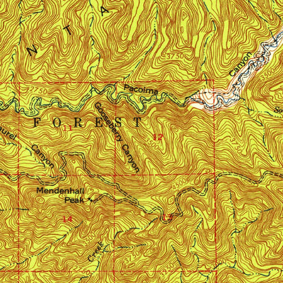 United States Geological Survey San Fernando, CA (1940, 62500-Scale) digital map