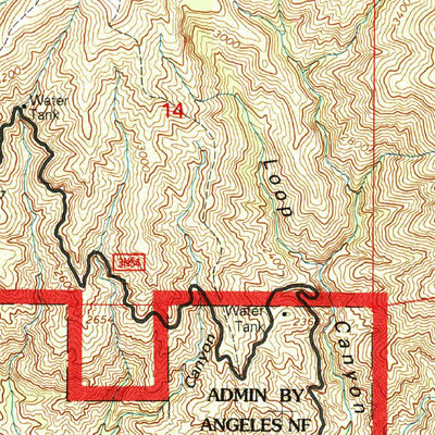 United States Geological Survey San Fernando, CA (1995, 24000-Scale) digital map