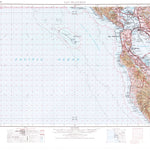 United States Geological Survey San Francisco, CA (1956, 250000-Scale) digital map