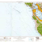 United States Geological Survey San Francisco, CA (1961, 250000-Scale) digital map