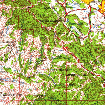 United States Geological Survey San Francisco, CA (1961, 250000-Scale) digital map