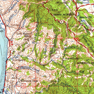 United States Geological Survey San Francisco, CA (1964, 250000-Scale) digital map