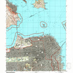 United States Geological Survey San Francisco North, CA (1993, 24000-Scale) digital map
