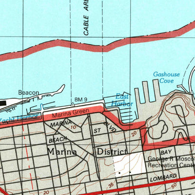 United States Geological Survey San Francisco North, CA (1995, 24000-Scale) digital map